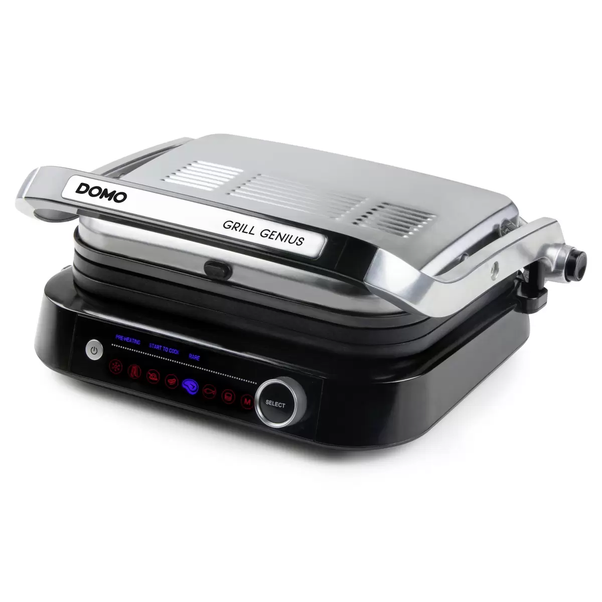 Elektrogrill Tisch Domo DO9249G anthrazit,silber