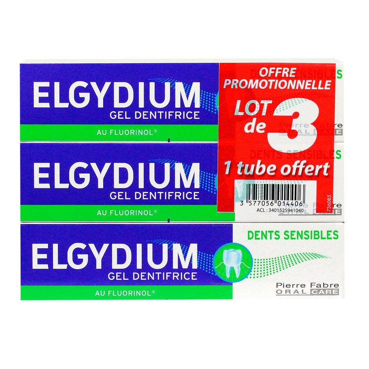 Dentifrice dents sensibles 3x75ml