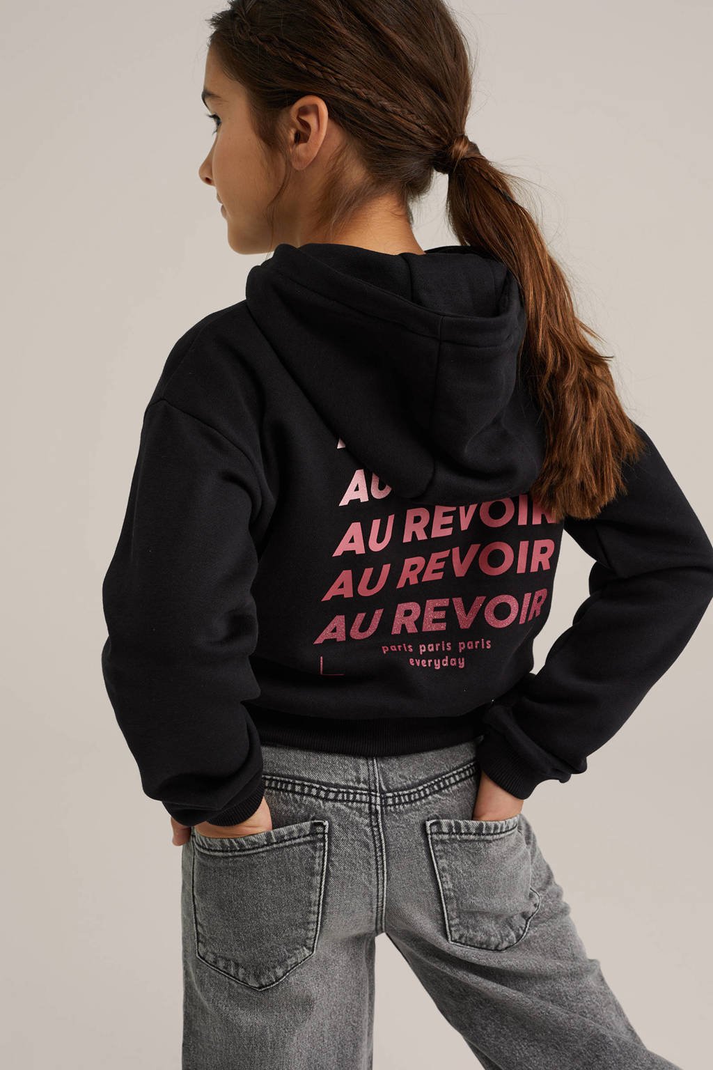 WE Fashion hoodie zwart