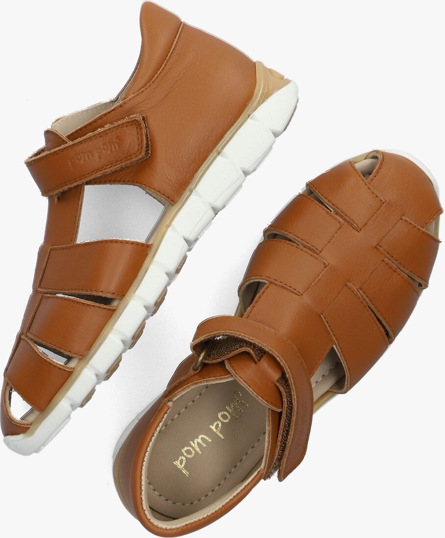 POM POM cognac pom pom sandalen 1261