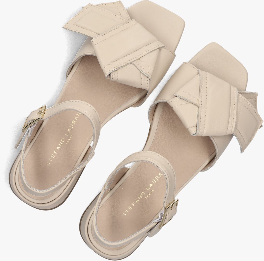 witte stefano lauran sandalen met hak m100