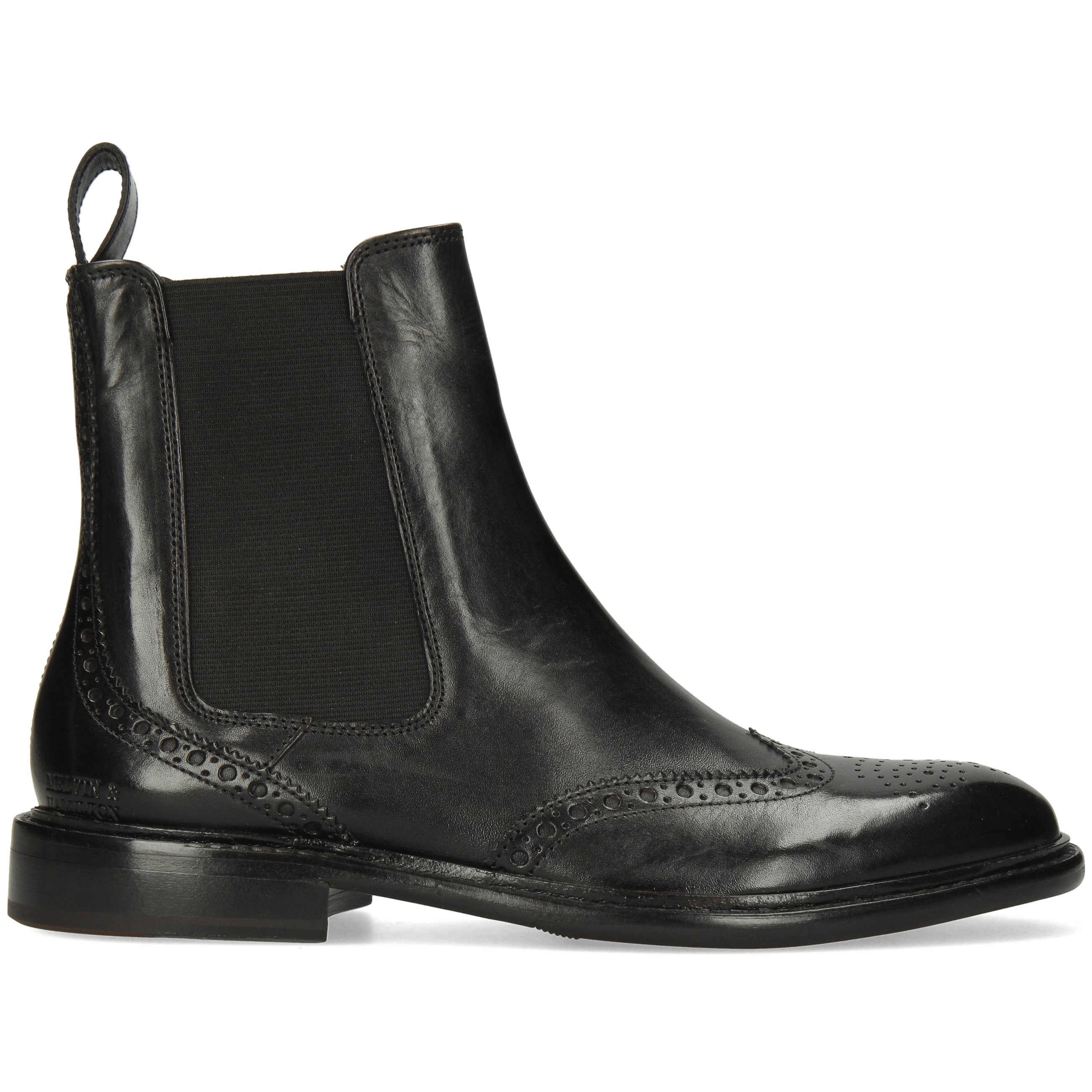 SALLY 112 - Bottines à talon plat | Noir