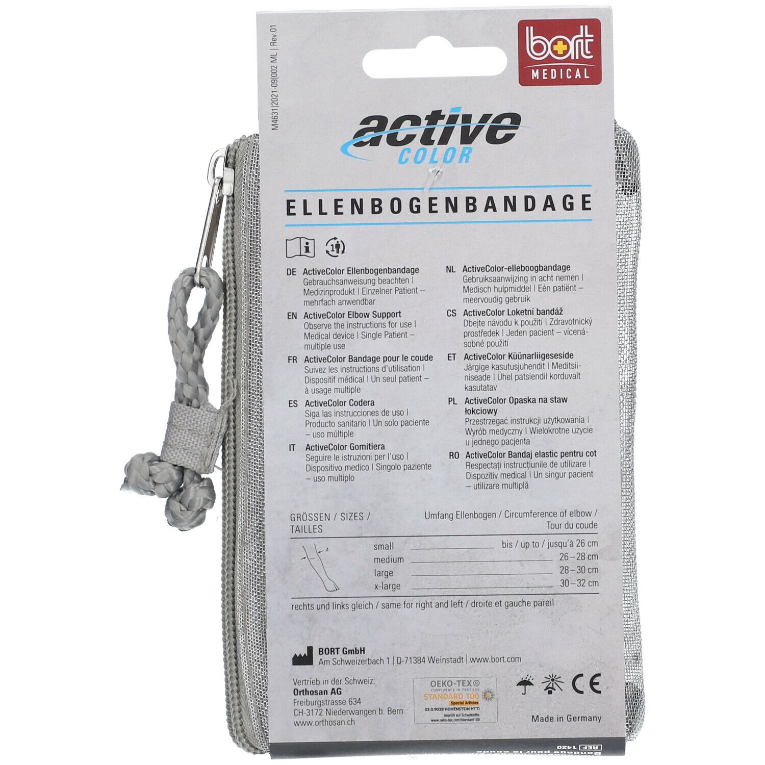 BORT ActiveColor® Ellenbogenbandage Gr. S haut