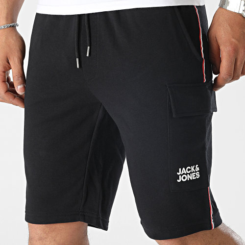 Short Jogging A Bandes Atlas Noir