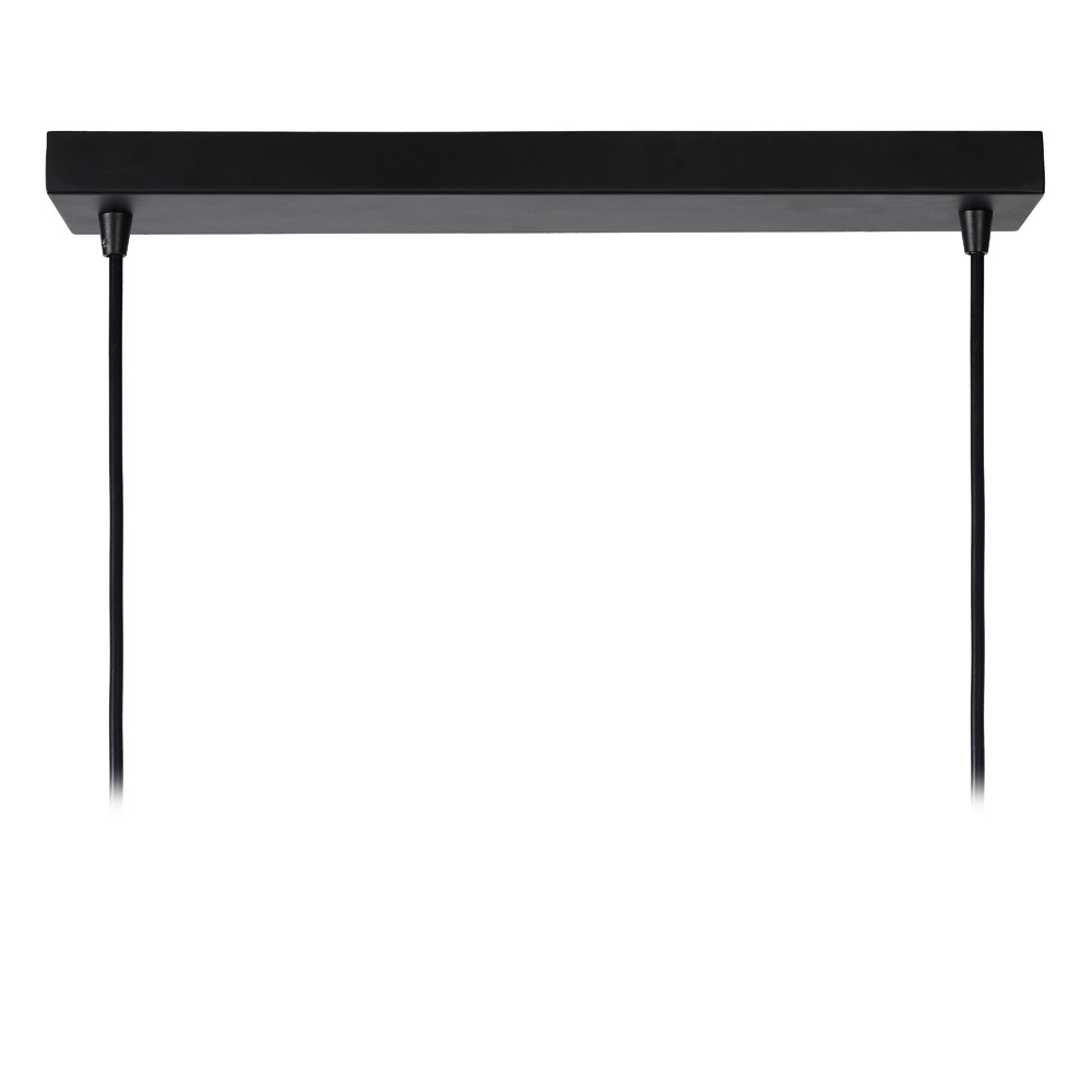 Lucide Ruben hanglamp 92x22cm E27 zwart mat