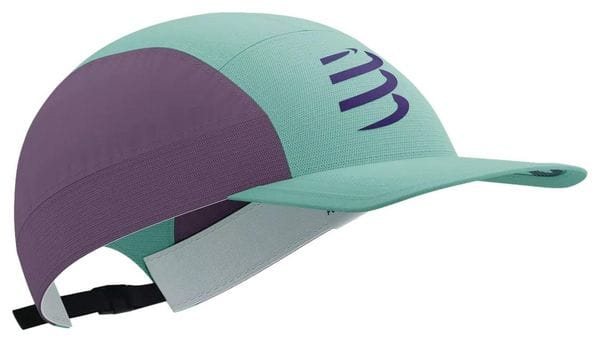 Casquette Compressport 5 Panel Light Cap Bleu pâle / Violet clair