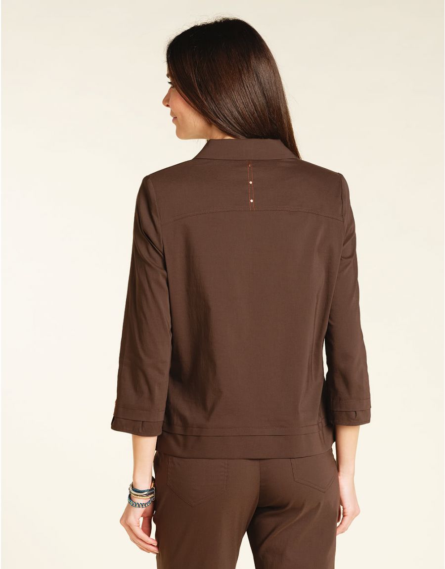 Veste chic marron