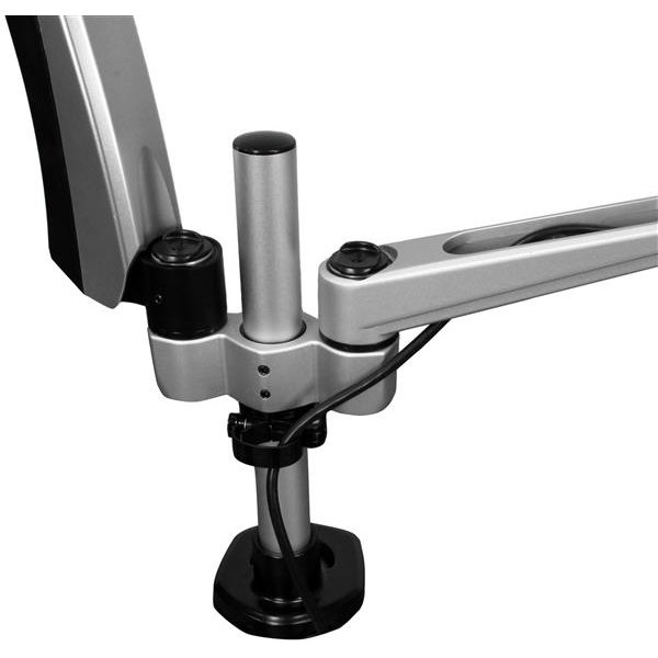 StarTech.com Support de bureau pour 2 écrans avec bras articulés - Multidirectionnel - Empilable - Installation sans outil