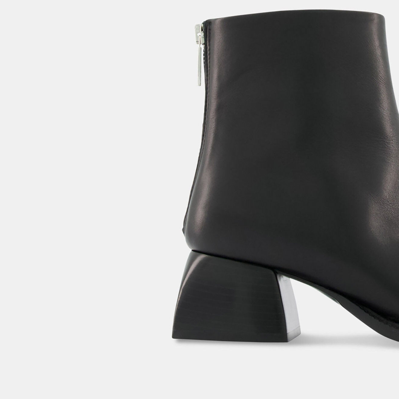 Nodaleto Boots en Cuir Line noires - Talon 5 cm