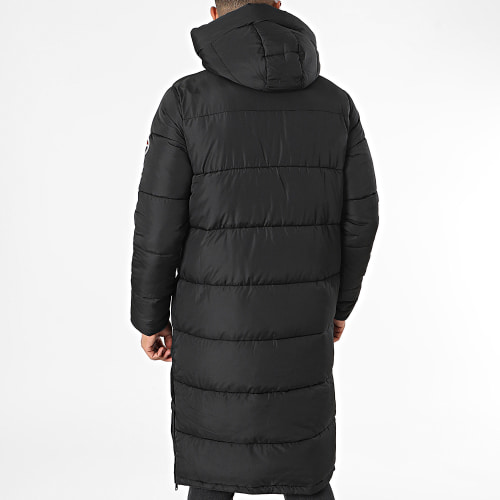 Doudoune Longue Capuche Diego Noir