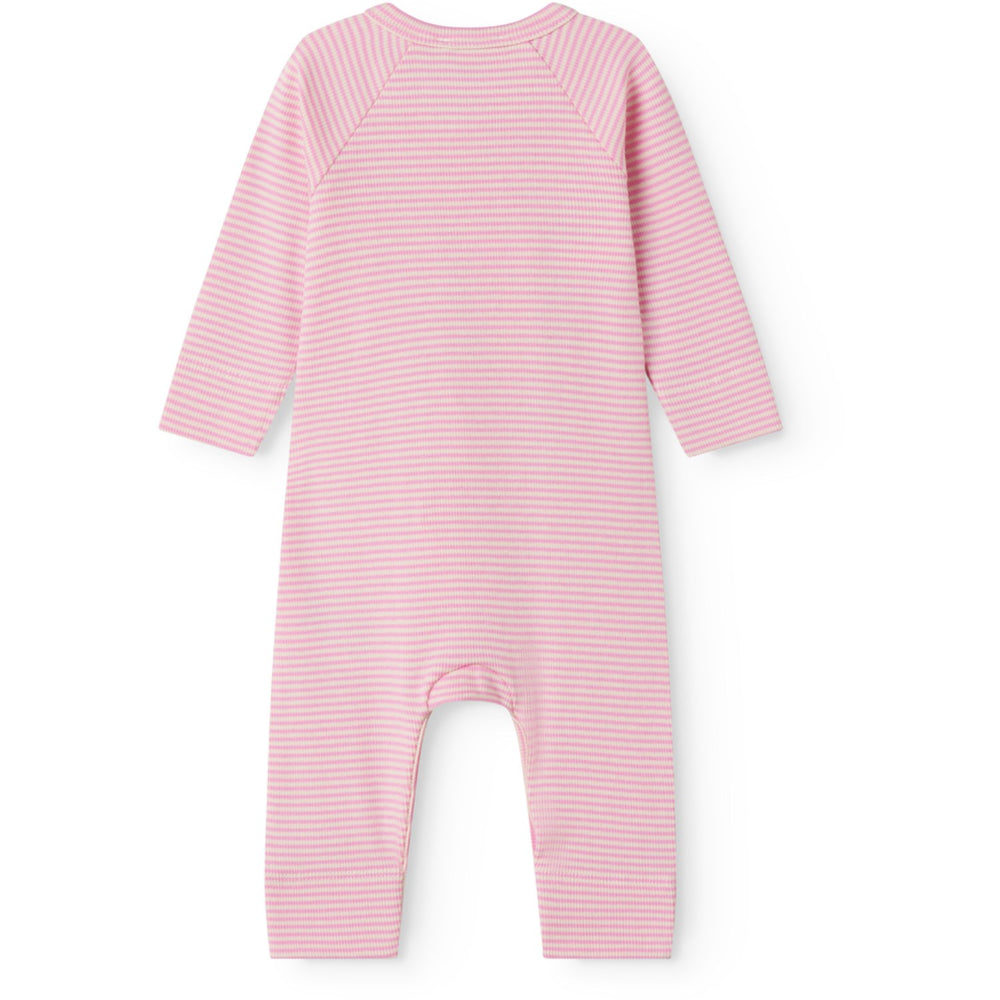 Køb MarMar Newborn Modal Fine Rib Pink Stripe Rikke Heldragt