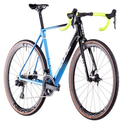 Vélo de Cyclocross Cube Cross Race C:68X TE Shimano Ultegra Di2/GRX Di2 12V 700 mm Bleu Hydrogen Noir Carbon 2025
