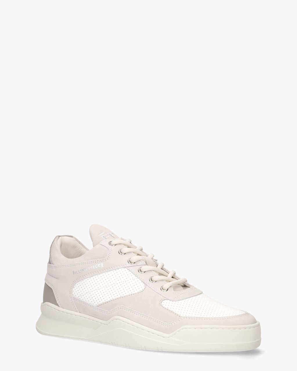 Filling Pieces Low Top Ghost Paneled Off-White/Grijs Herensneakers