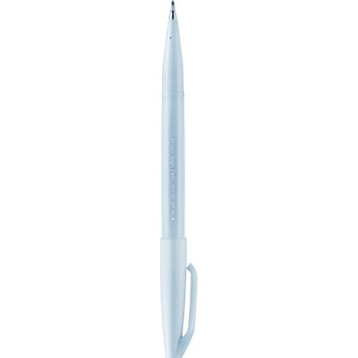 Pentel Sign pen - Feutre pinceau à pointe souple - gris clair