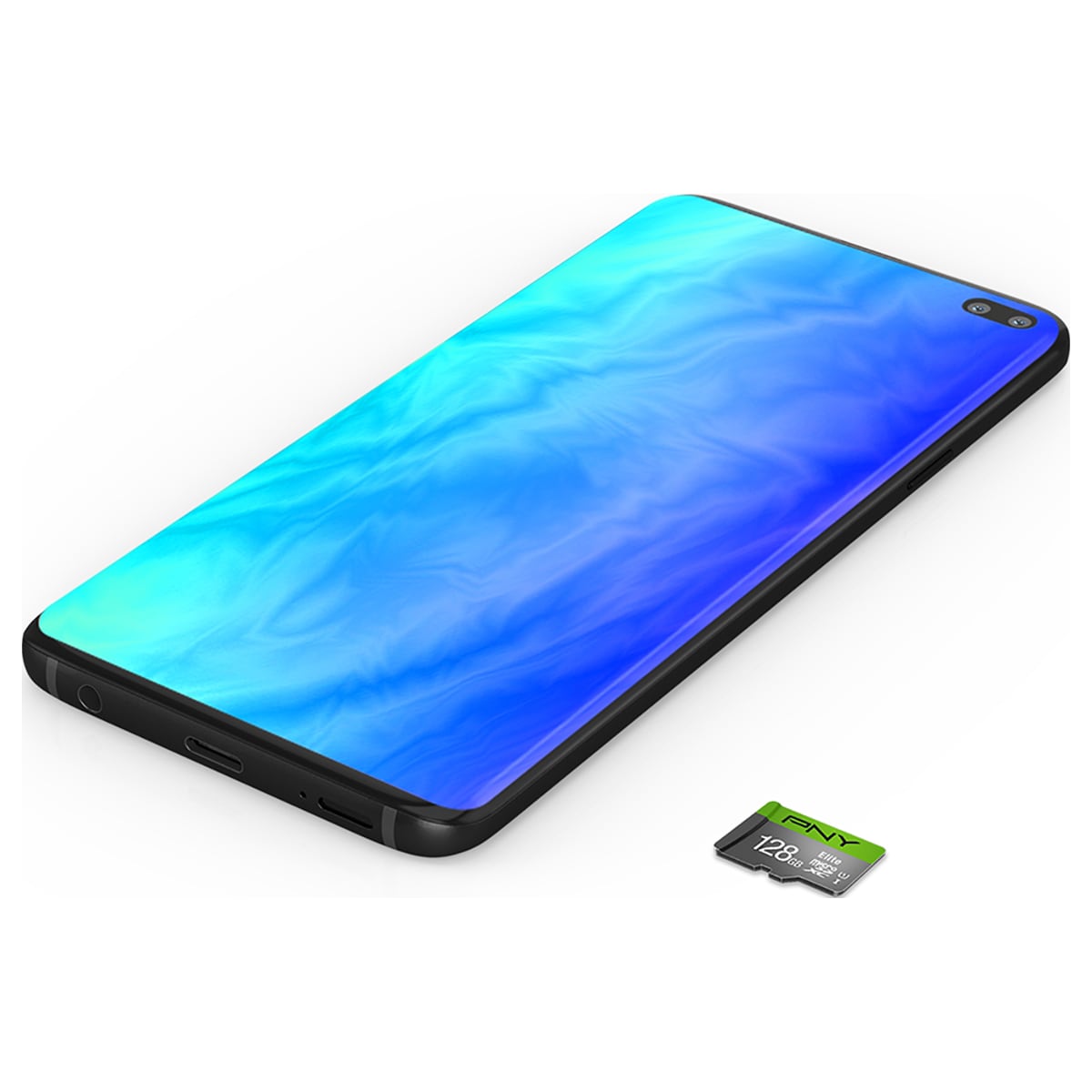 PNY Elite MicroSD-kort 128 GB (2-pakning)