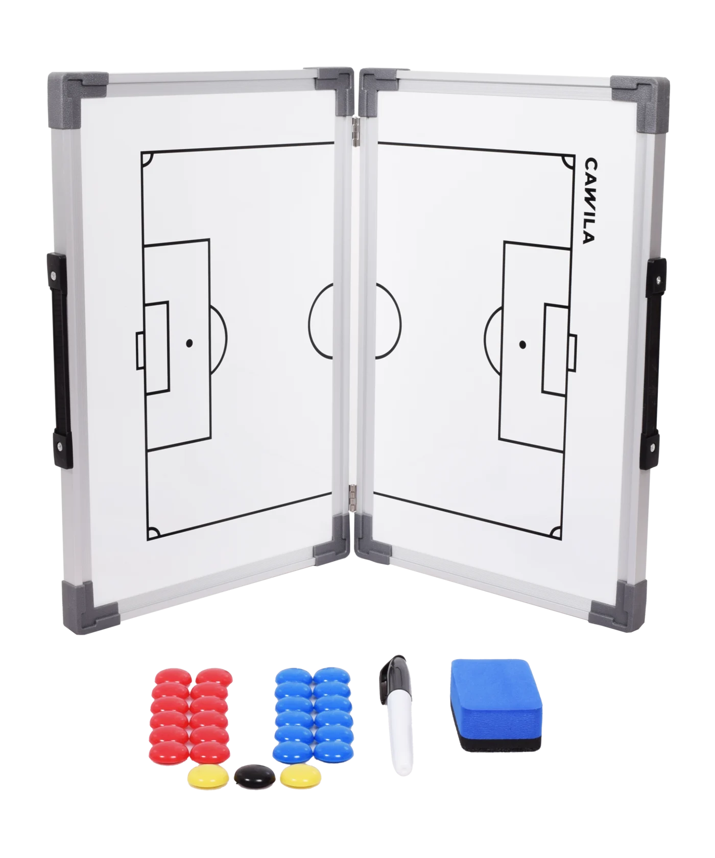 Cawila Taktiktafel Fussball klappbar | 45 x 60cmWeiss