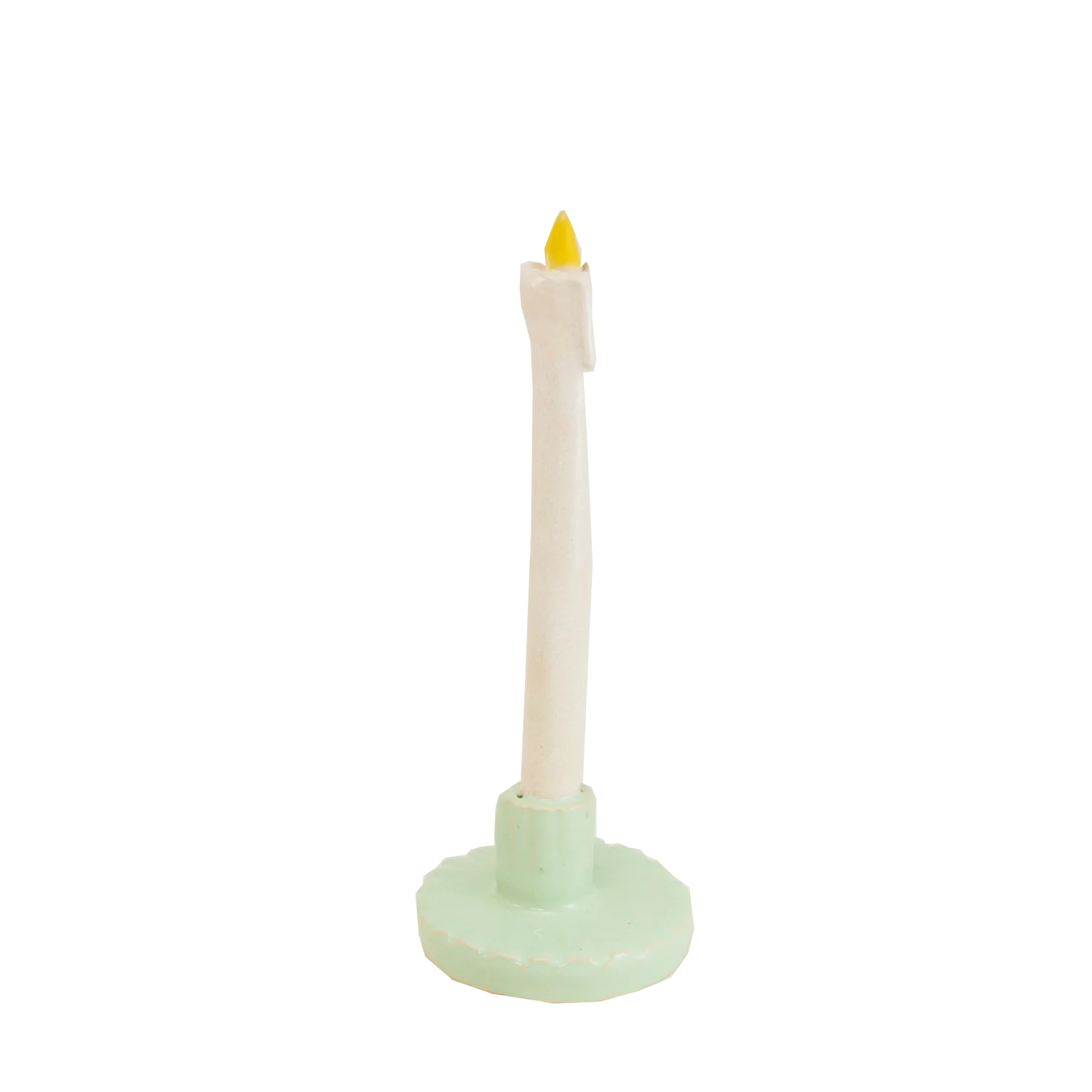 TheClayPlay  Stearinlys i keramik, assorteret pastel - H14-18 cm.