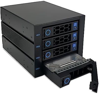 Fantec - WR-C3141-6G - Backplane - Zwart - Voor 4x 3,5/2,5 HDD/SSD