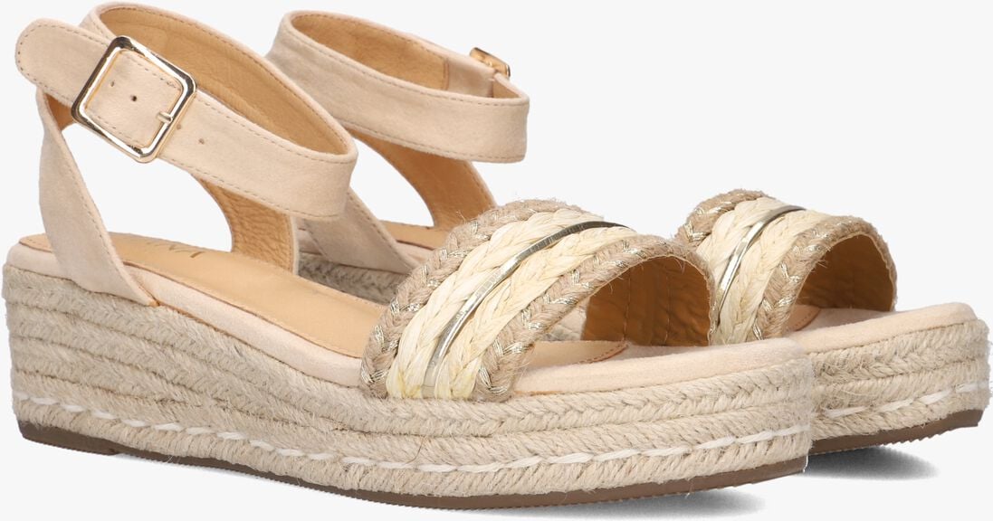 beige ayana sandalen met hak 0047