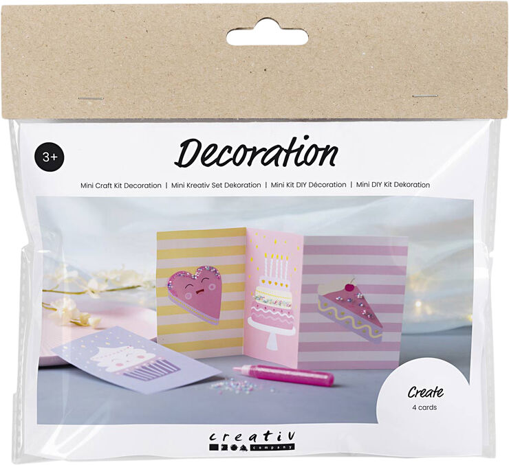 Creativ Company Mini DIY Kit Dekoration, Kager