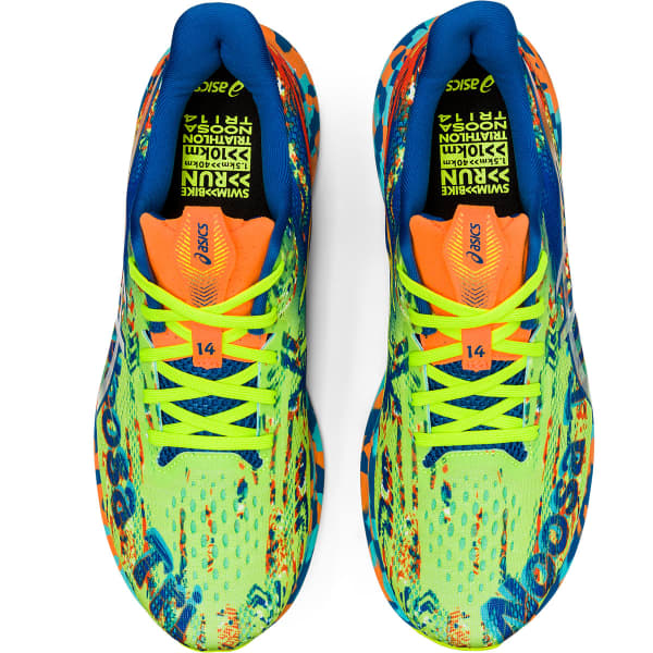 Chaussure running ASICS NOOSA TRI 14 HAZARD GREEN/LAKE DRIVE