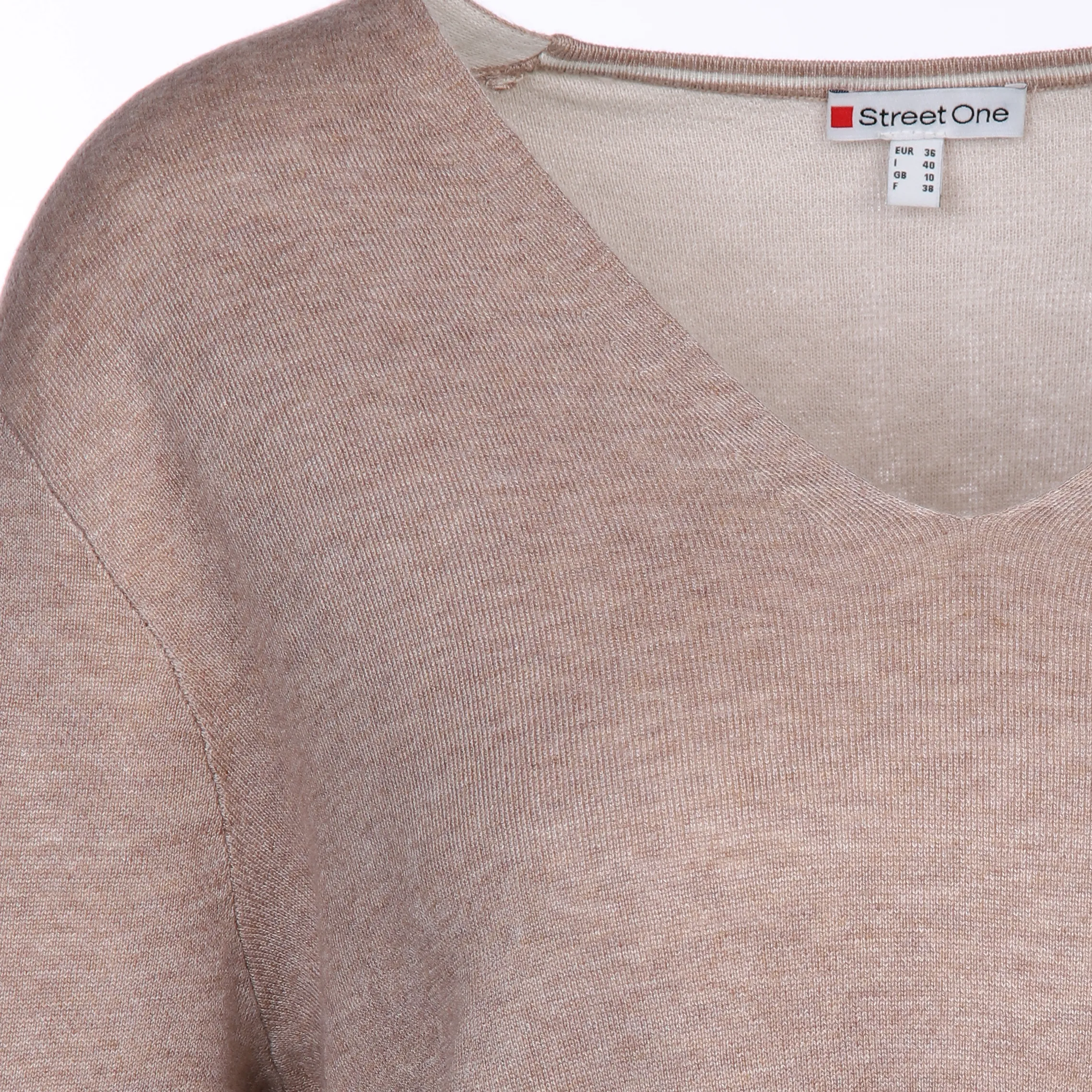 Damen Pullover mit V-Ausschnitt