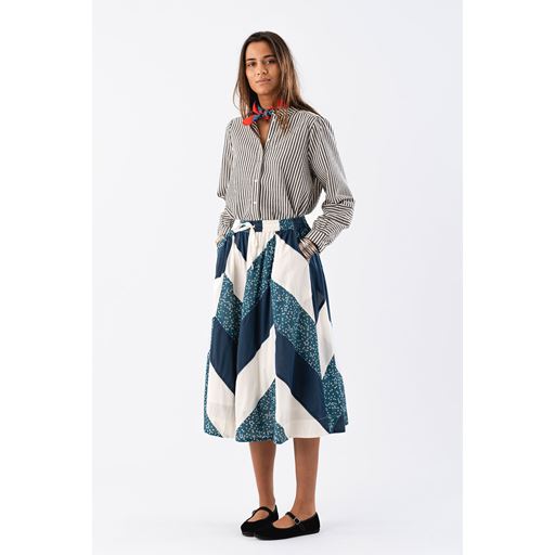 Lollys Laundry Lina Skjorte, Stripe, L