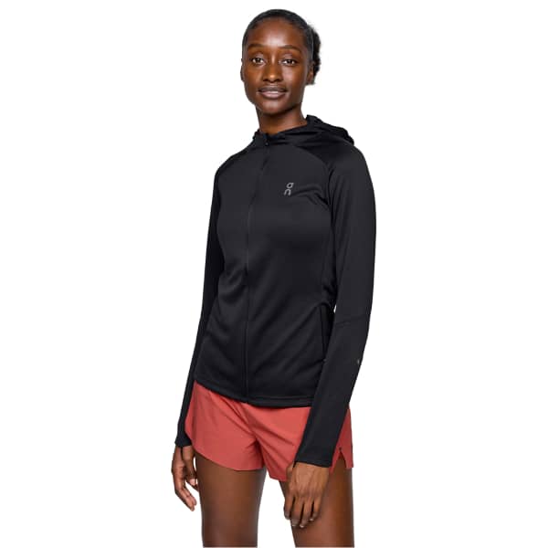Veste running ON RUNNING CLIMATE ZIP HOODIE W BLACK