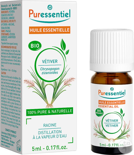 Puressentiel Huile Essentielle Vétiver Bio 5ml