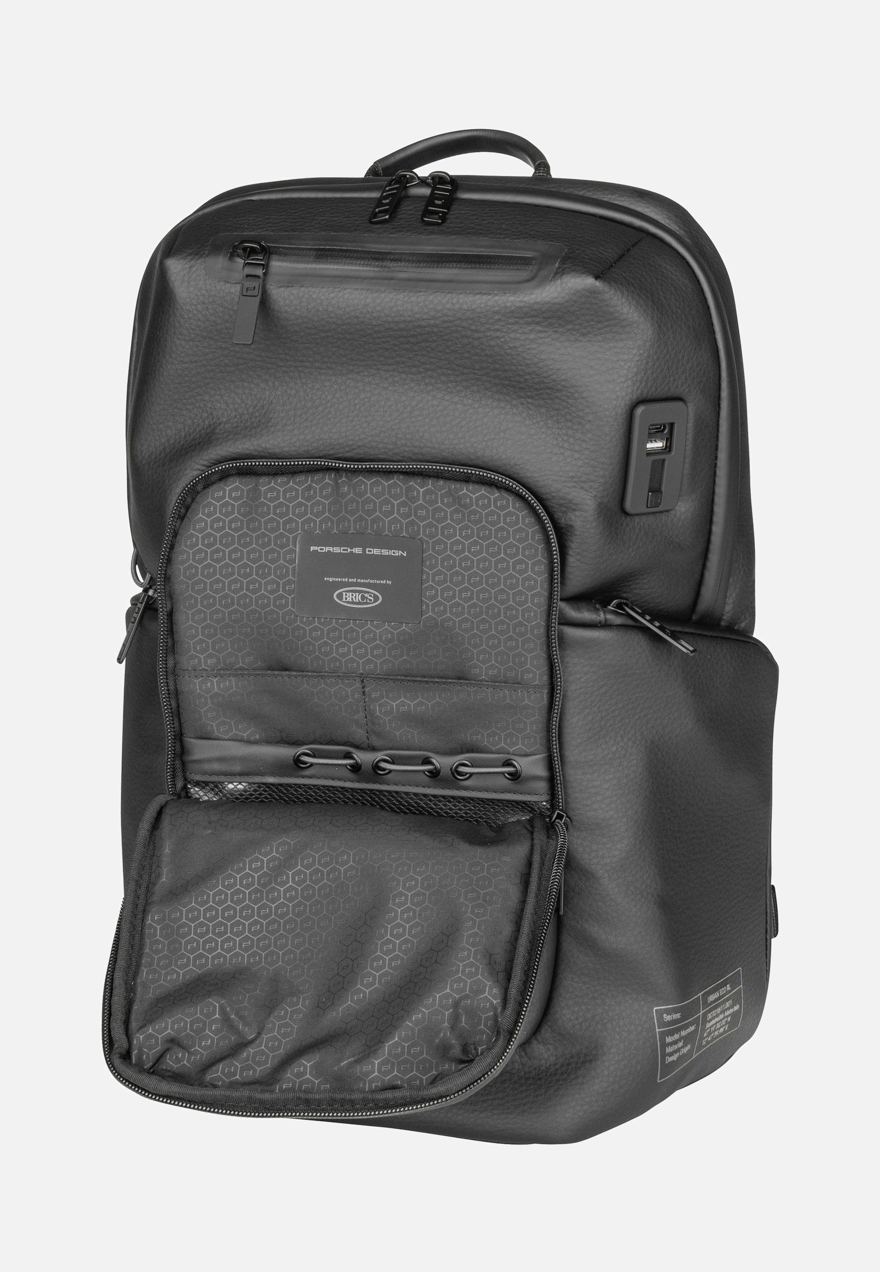 Urban Eco Leather S Black - Rucksack