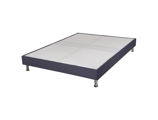 EBAC - Sommier 120 x 190 Sommier tapissier + pieds omega volcan 120x190 lattes bois ...