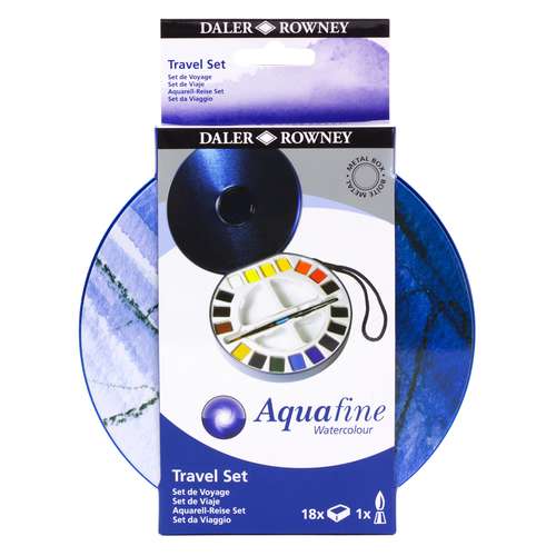 DALER ROWNEY Aquafine Aquarellfarben Travel-Set
