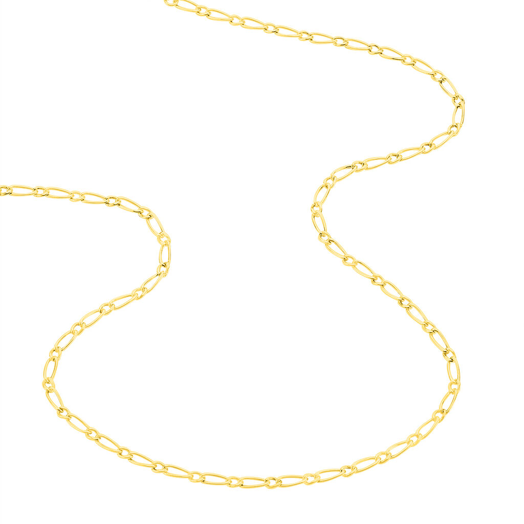 Chaîne Esra Maille Alternee 1/3 Or Jaune