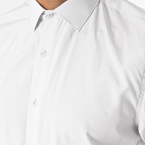 Chemise Manches Longues Gris
