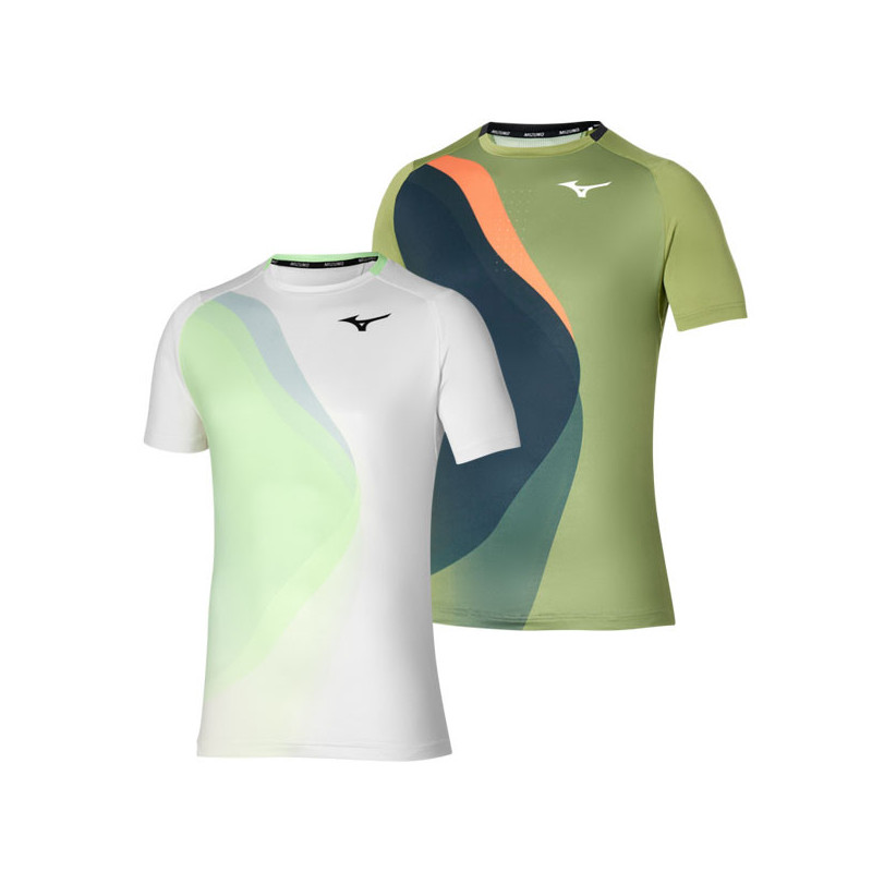 Tee-shirt de tennis Mizuno Graphic Release Shadow