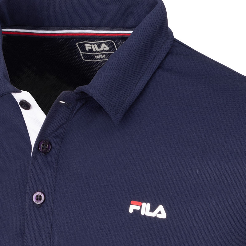 Polo de tennis Fila Marc bleu marine