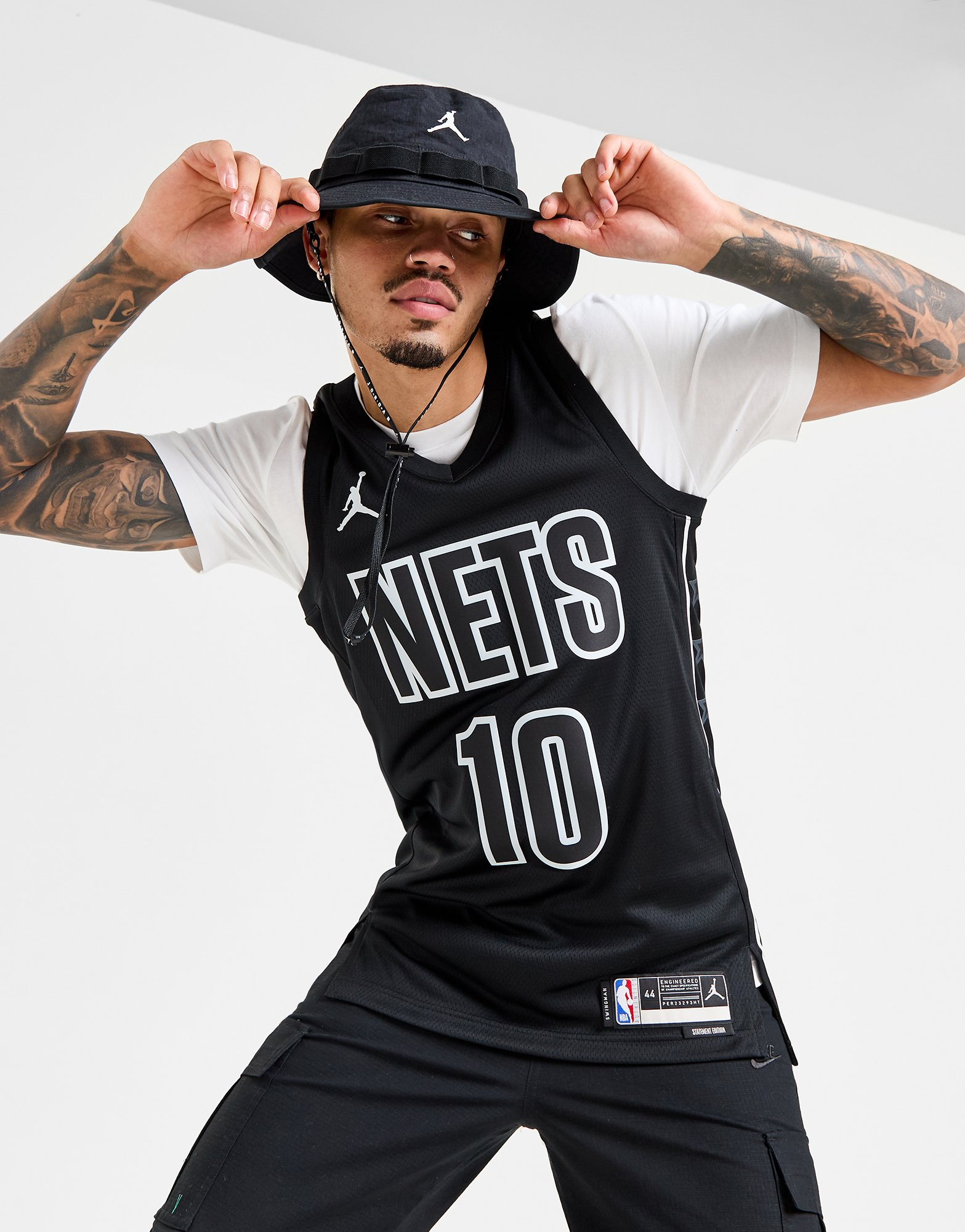 Jordan Maillot NBA Brooklyn Nets Simmons #10 Homme