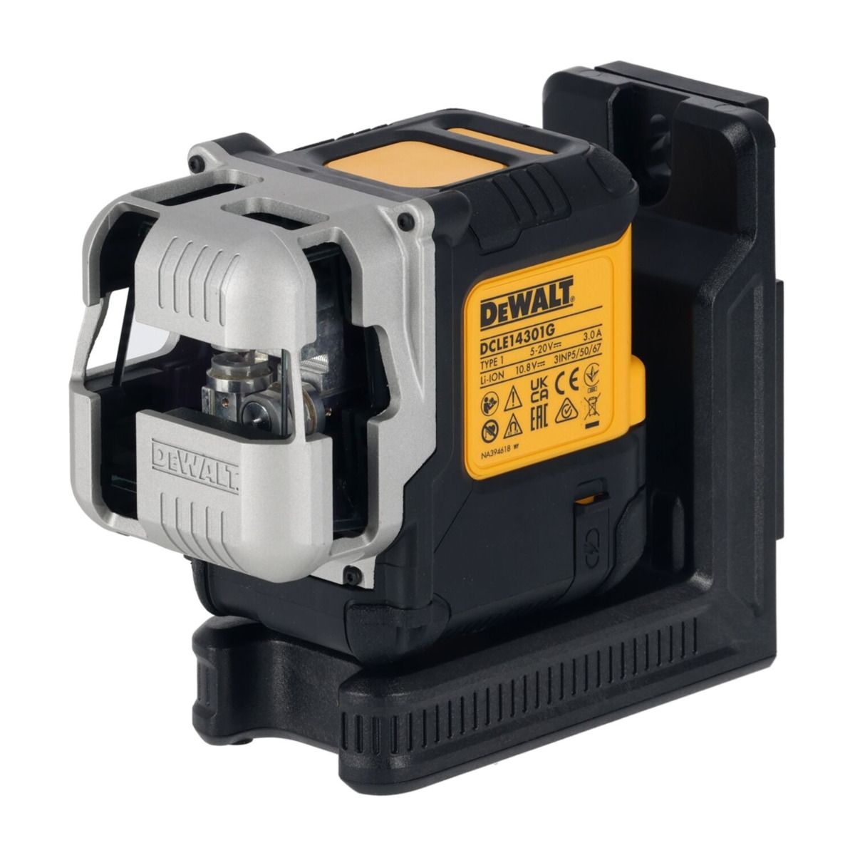 DeWALT DCLE14301GB 3x180° Kruislijnlaser groen USB-C