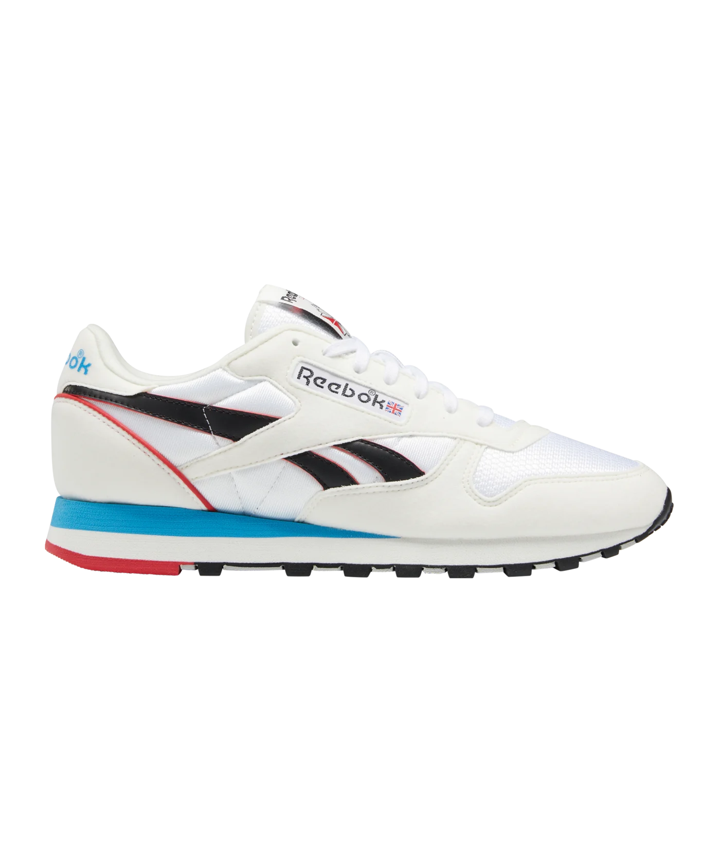 Reebok Classic Leather Weiss Blau Rot