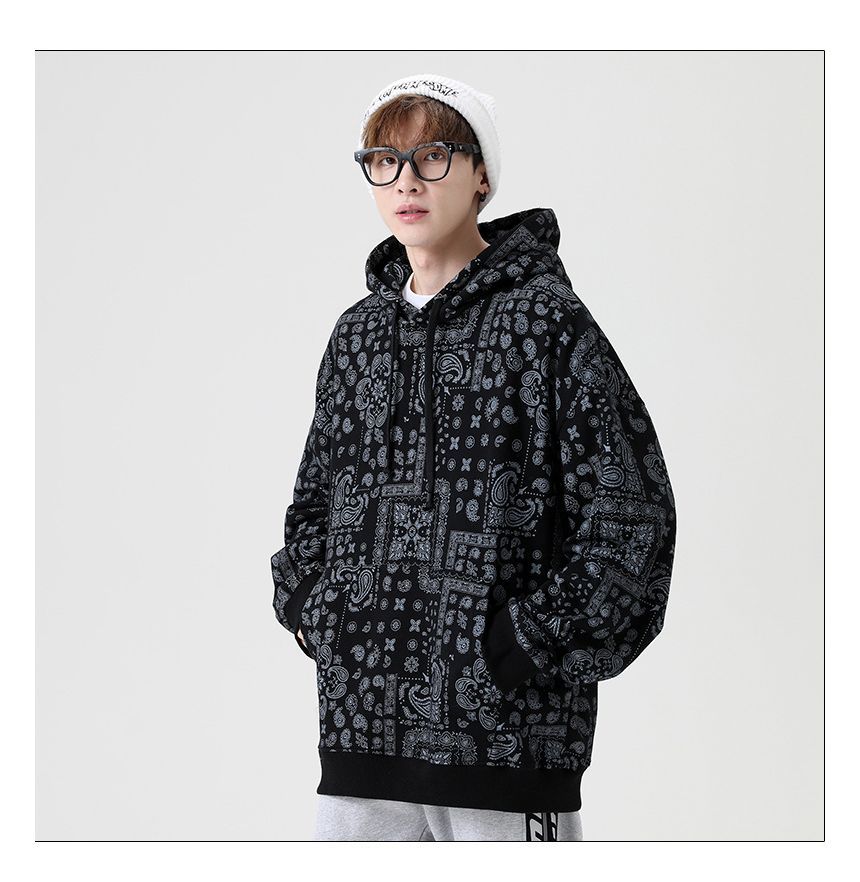 Dandyluxe - Hoodie met paisleyprint