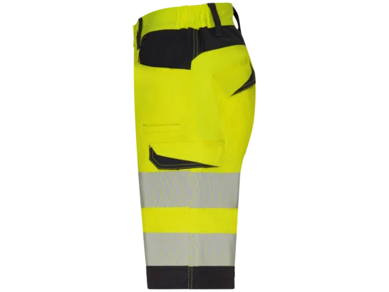 Bermuda de travail haute-visibilité fluo jaune/anthracite Würth MODYF