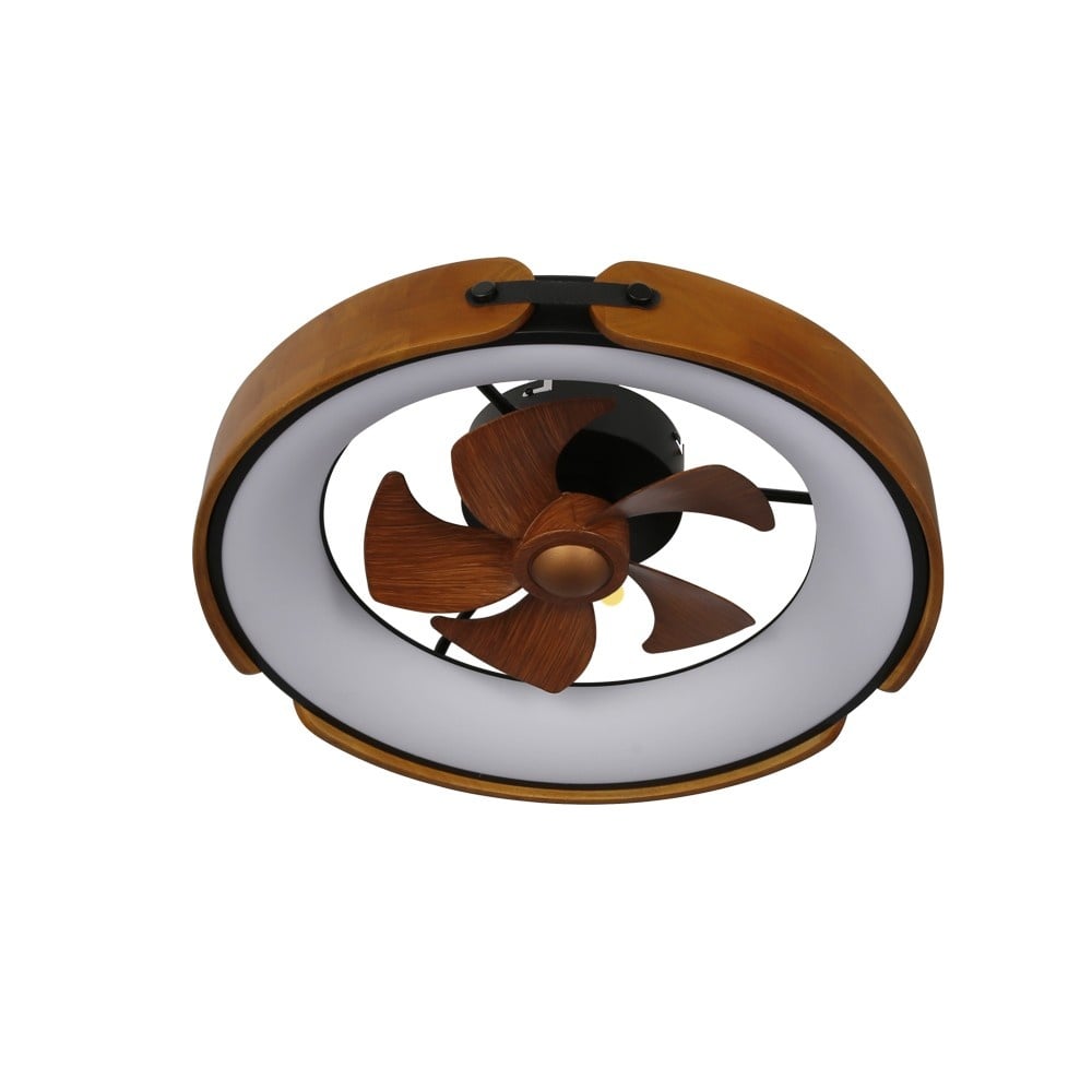 CristalRecord Plafondventilator Tivoli Ã 50 cm zwart bruin