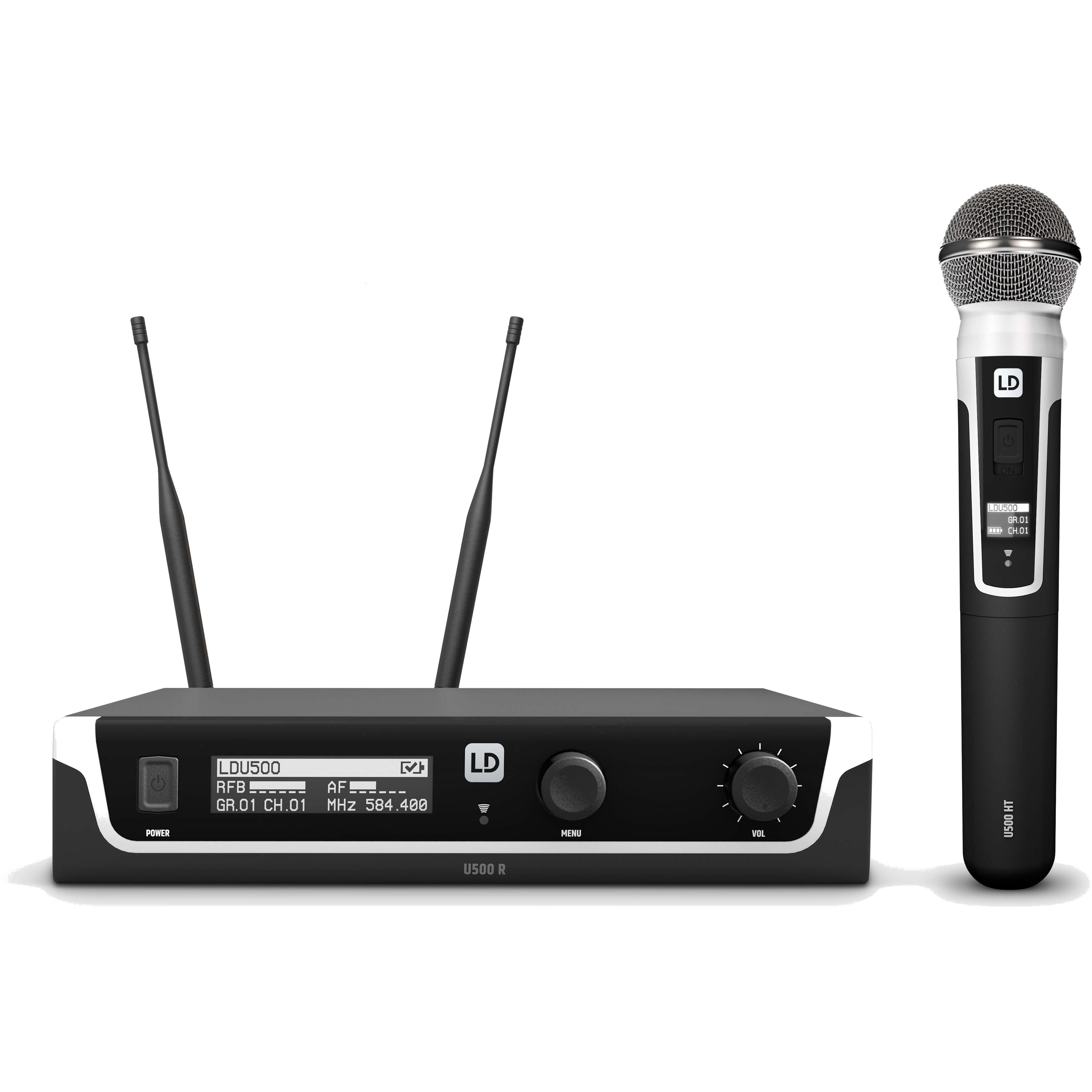 LD Systems U505 HHD draadloze handheld (584-608 MHz)