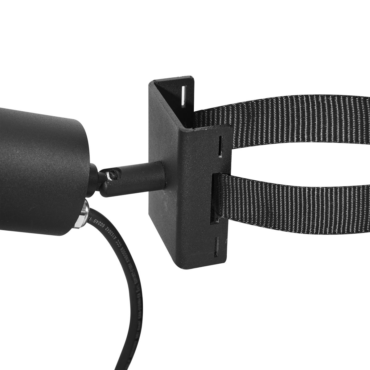 Buitenspot zwart voor aan boom GU10 50mm draai- en kantelbaar IP65 - Solo