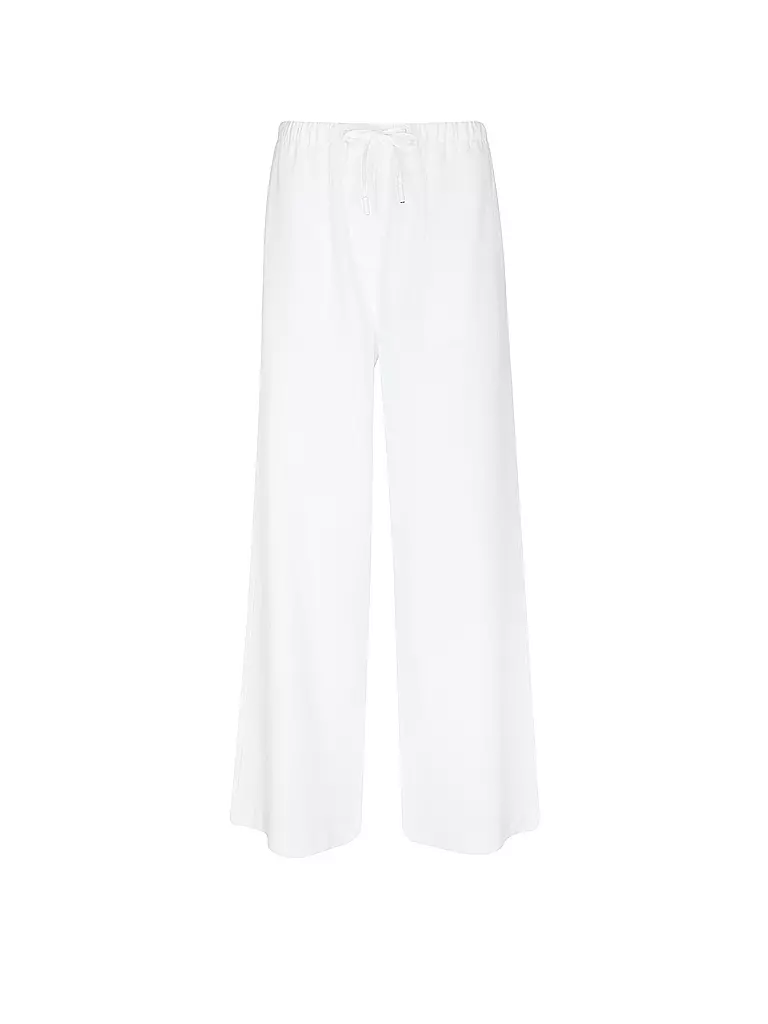COMMA IDENTITY Leinenhose weiss