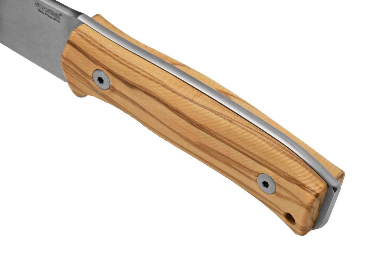 LionSteel M4 Olive MagnaCut M4-MC-UL, Knivesandtools Exclusive, vaststaand mes