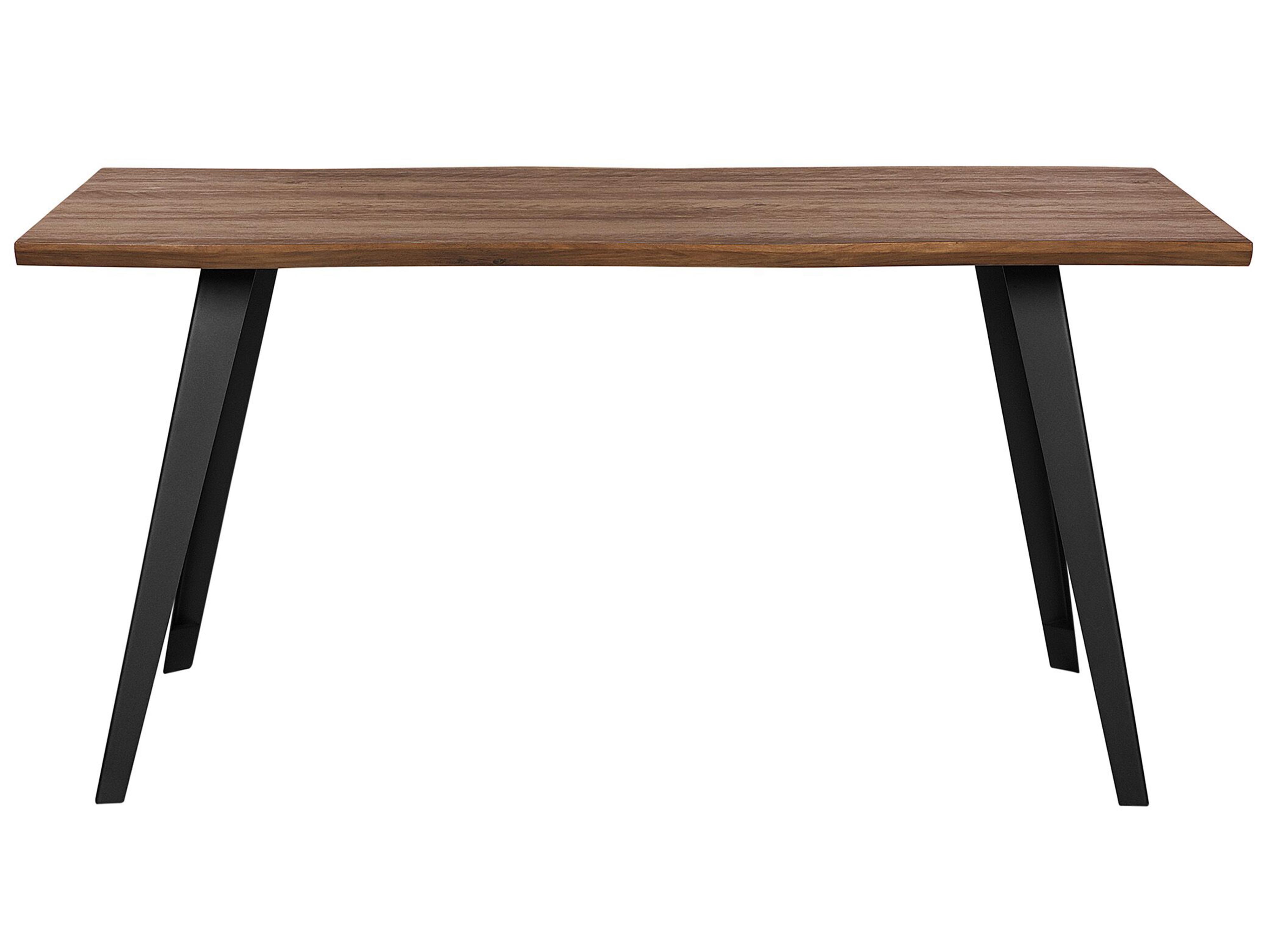 Eettafel WITNEY Donkerbruin 90 cm 160 cm