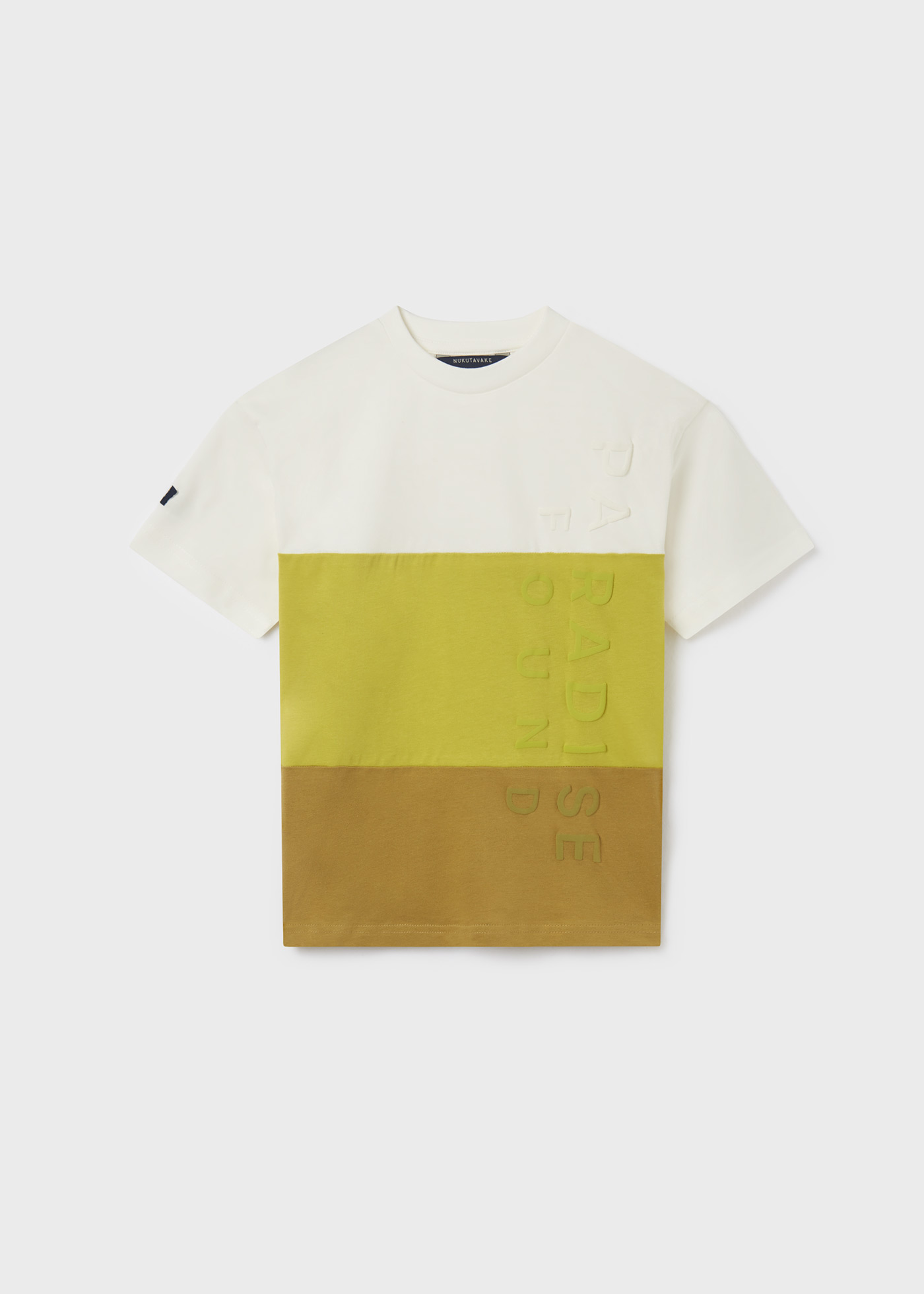 Camiseta infantil masculina estampada em algodão sustentável