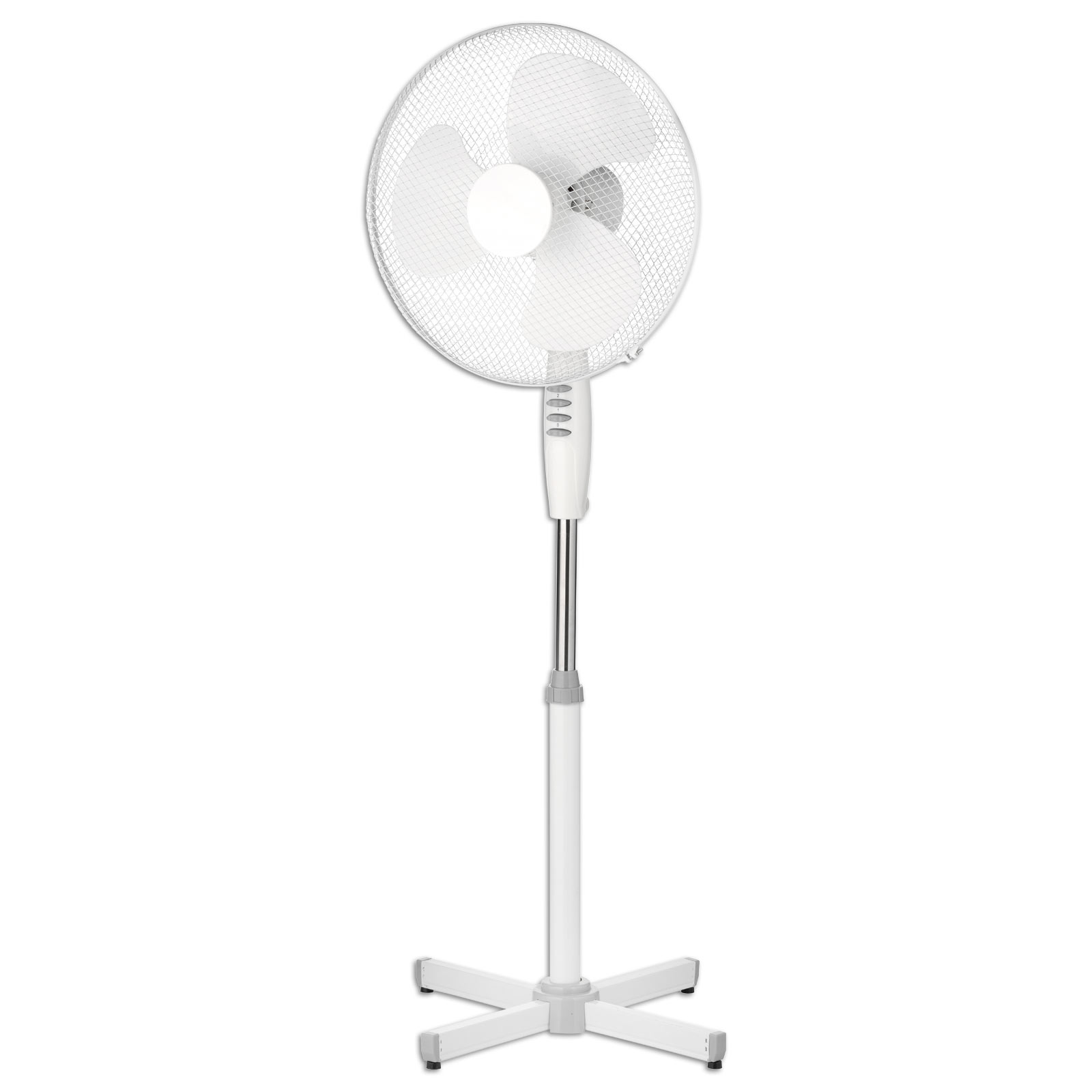 Standventilator - weiß - 3-Stufen-Schalter