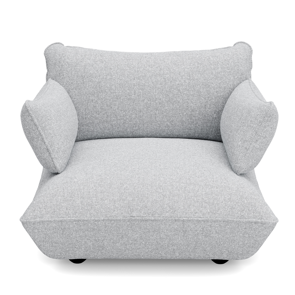 Fauteuil Sumo loveseat boucle recycled grey melange